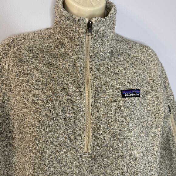 Patagonia Women's Better Sweater 1/4-Zip Fleece Pull Over Sweatshirt L - Picture 6 of 12